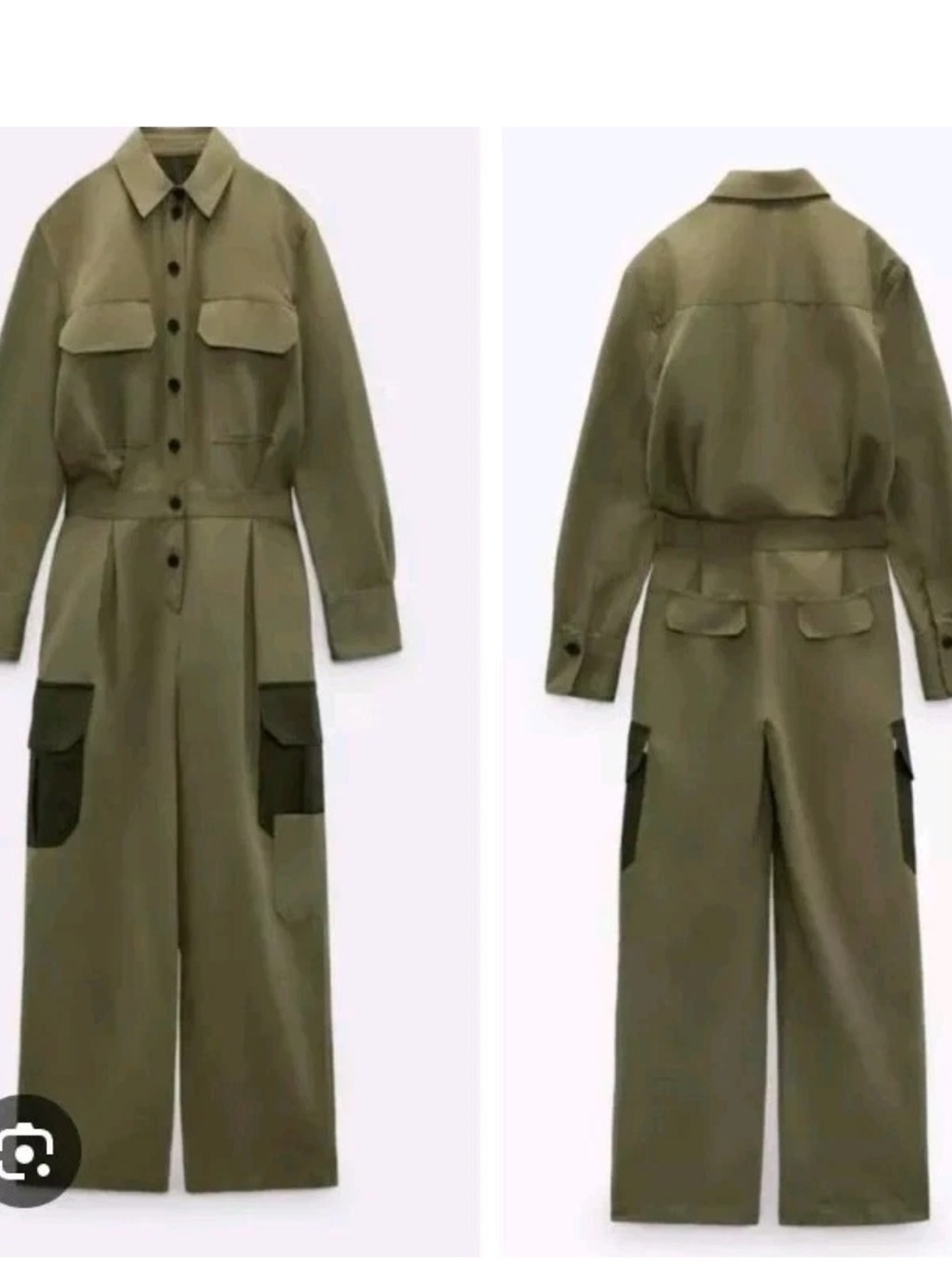 Zara utility jumpsuit